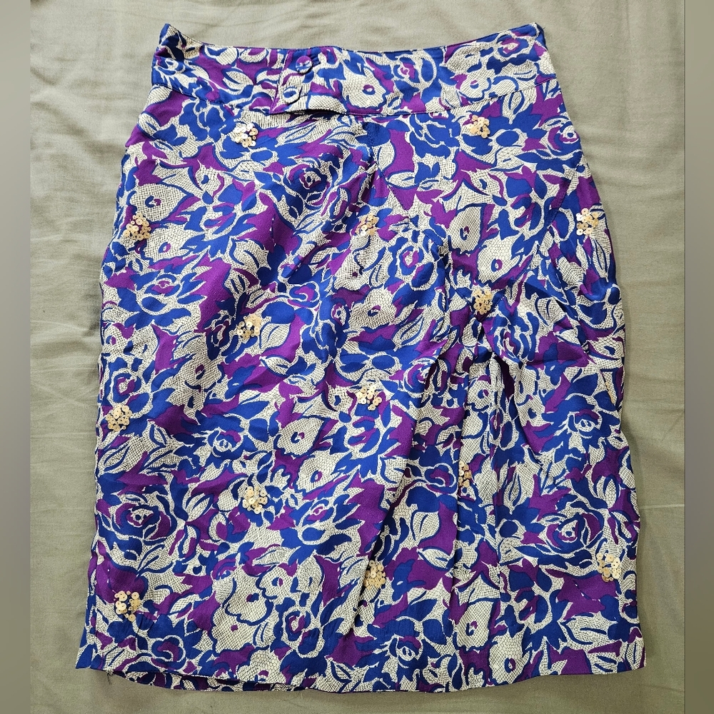 Anthropologie FEI sequin skirt size 0